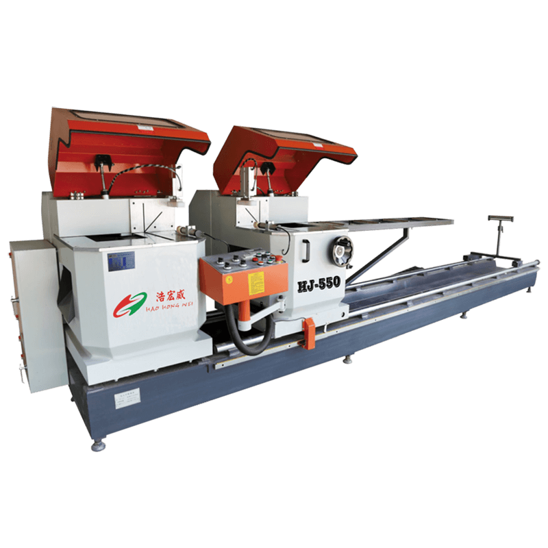 Double Saw 45° 90° Angle Notching Machine with LCD Digital Display HJ550