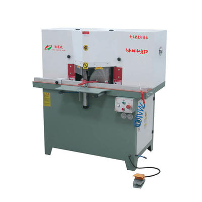 Double Head 45 Degree Angle Notching Machine for Aluminium and UPVC Windows Manufacturers MJ350